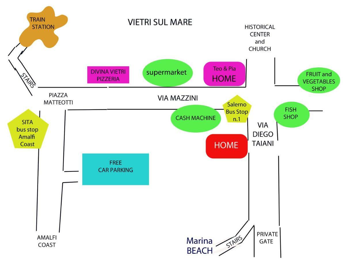 Vietri Casa Di Chiara 아파트 외부 사진